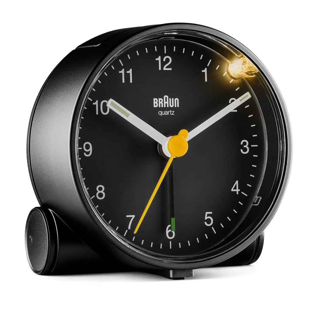 BC01 Braun classic analogue alarm clock - black - Image 2