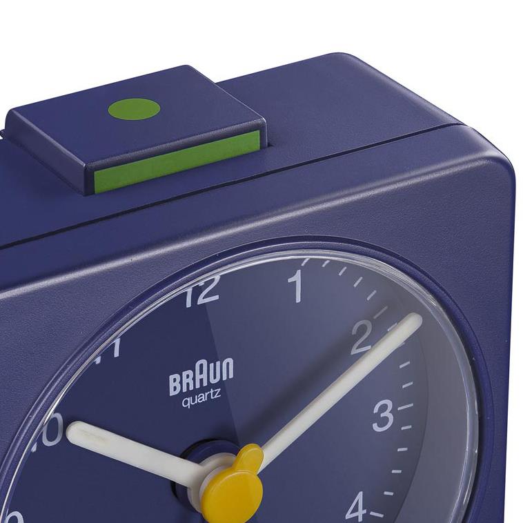 BC02 Braun classic travel analogue alarm clock - blue - Image 5