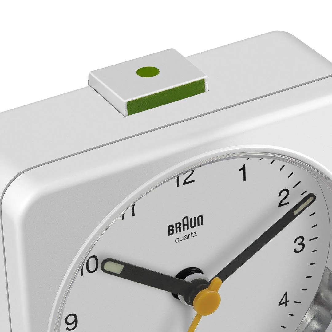 BC03 Braun classic analogue alarm clock - white - Image 5