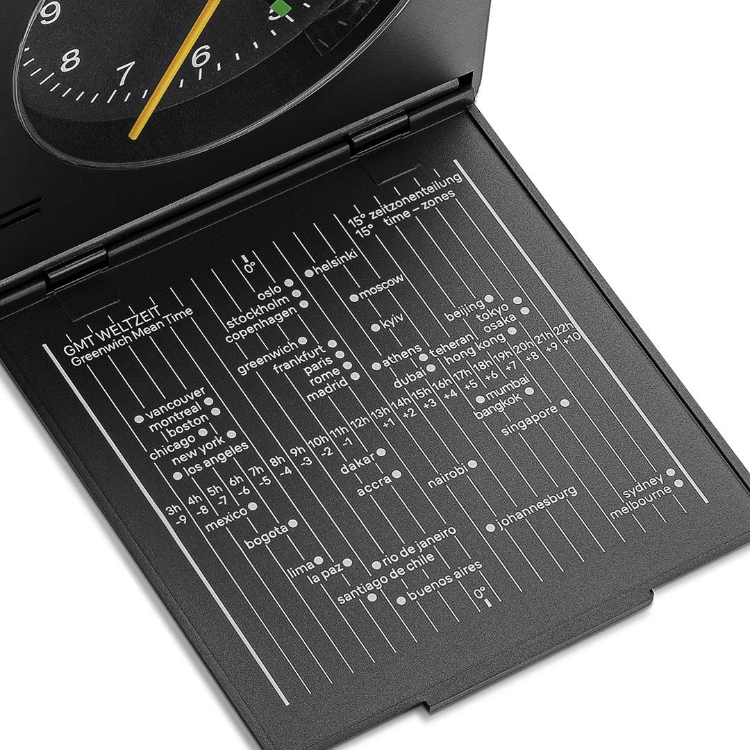 BC05 Braun travel analogue alarm clock - black - Image 6