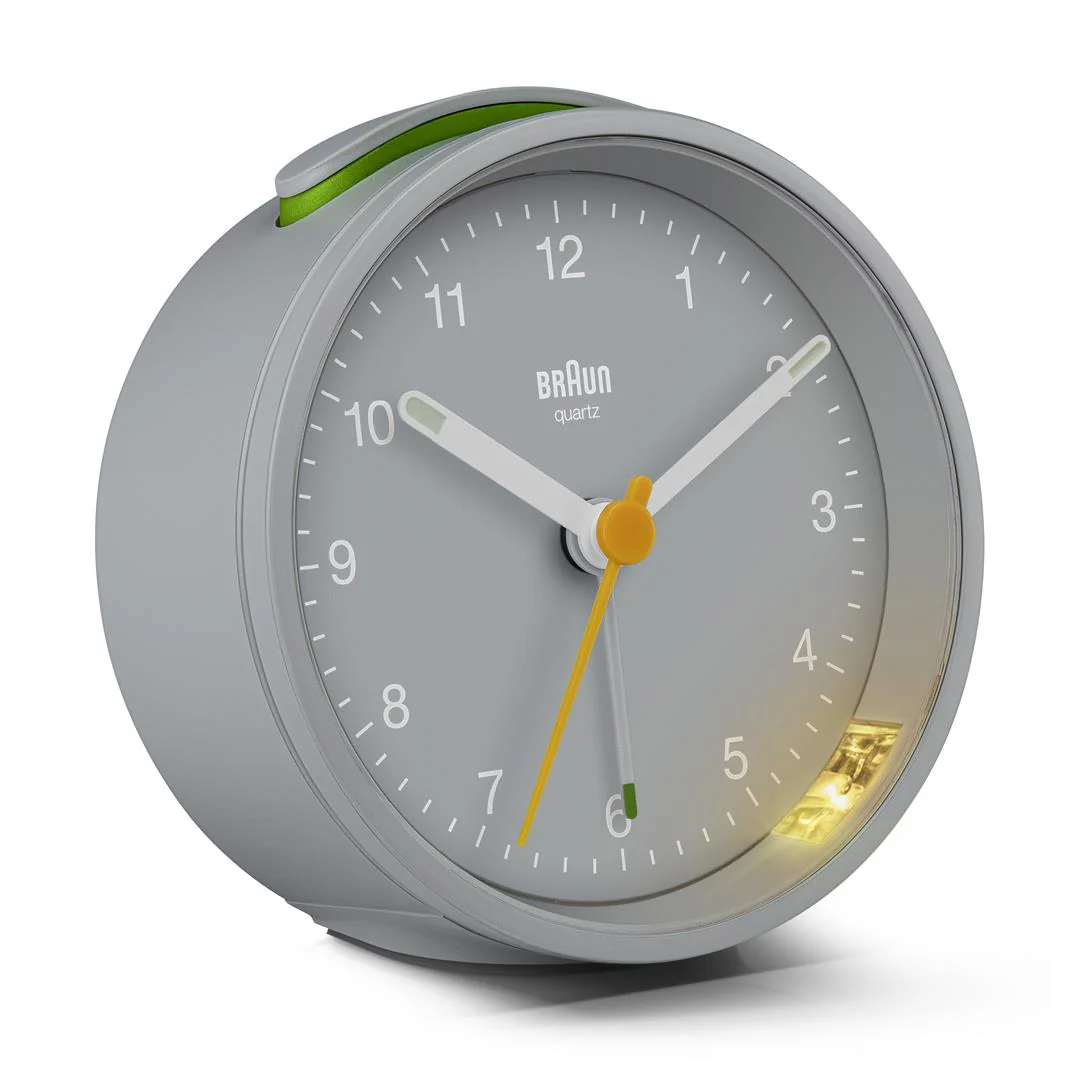 BC12 Braun classic analogue alarm clock - grey - Image 2