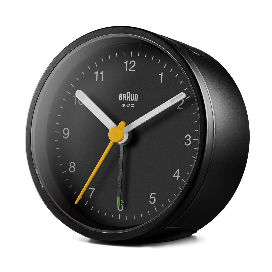 BC12 Braun classic analogue alarm clock - black - Image 4