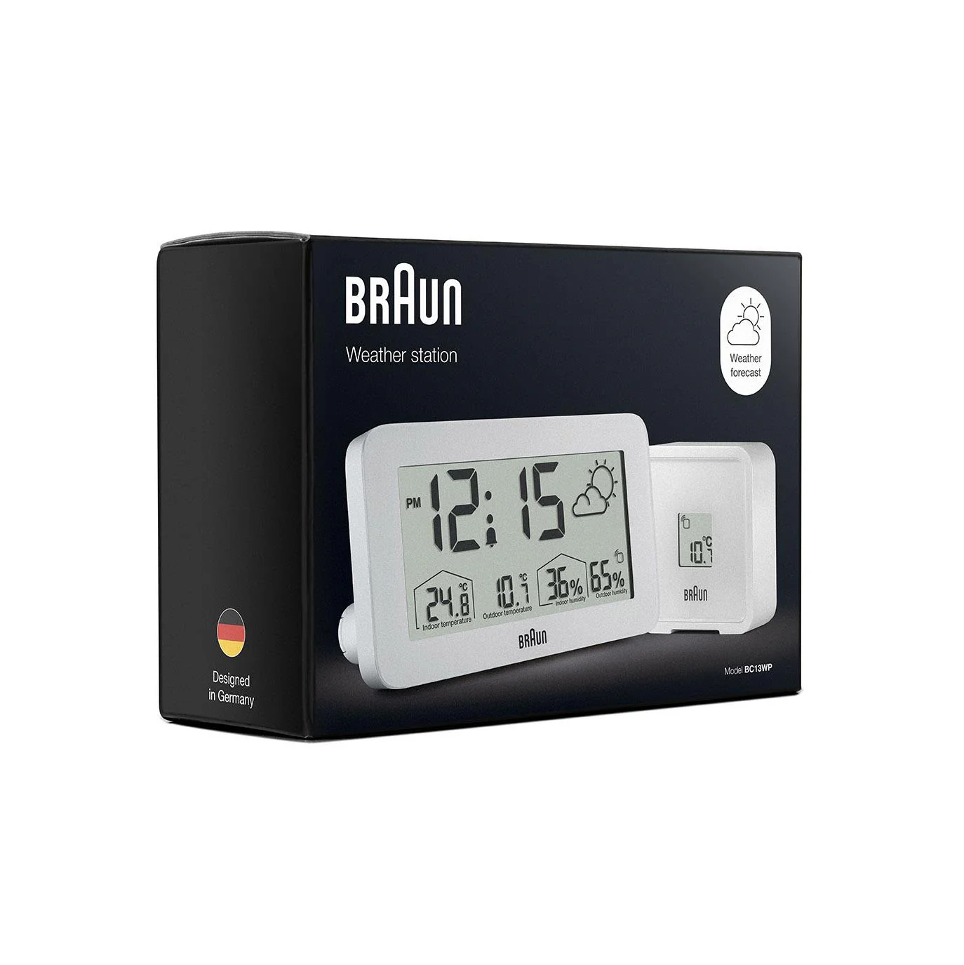 BC13 Braun digital weather station clock - white - Image 12