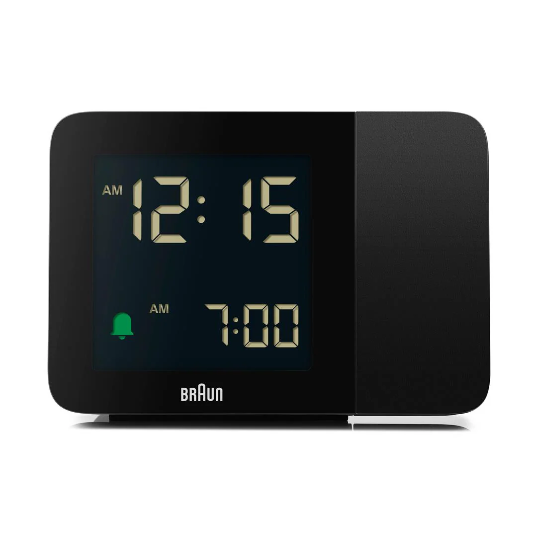 BC15 Braun digital projection alarm clock - black - Image 6