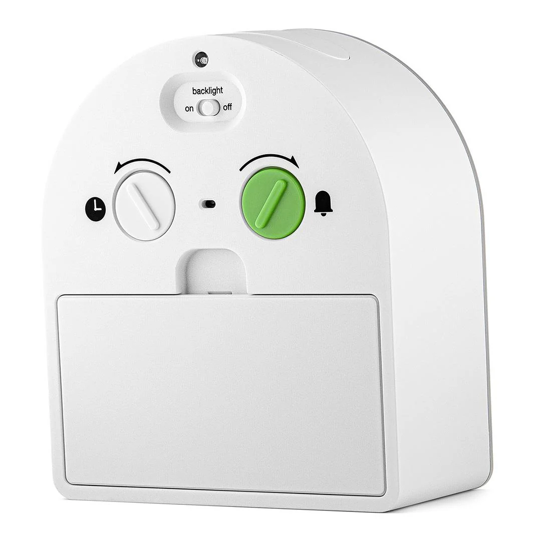BC22 Braun classic analogue alarm clock - white - Image 6