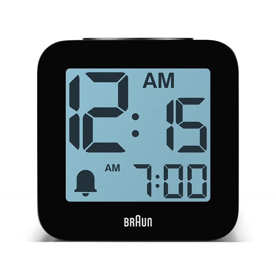 BC25 Braun time speaking digital alarm clock - black - Image 4