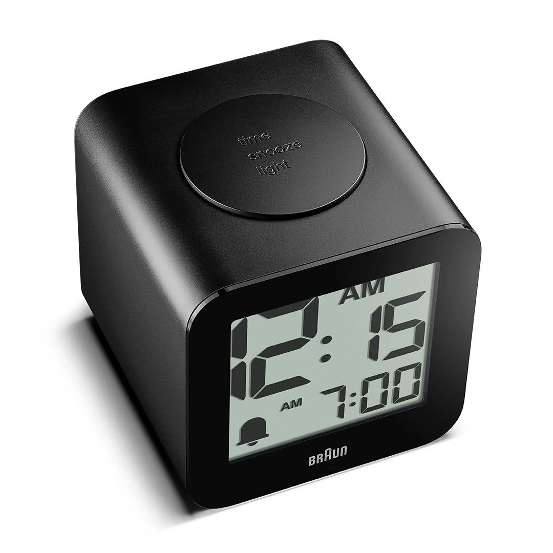 BC25 Braun time speaking digital alarm clock - black - Image 7