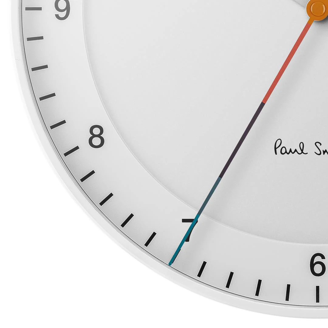 Braun x Paul Smith limited edition classic large analogue wall clock - white - Image 4