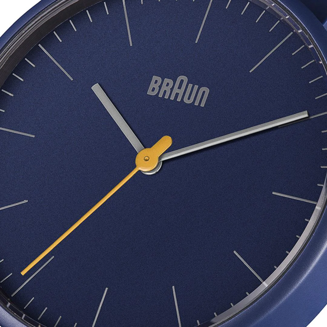 BN0171 Braun unisex classic watch - blue dial and blue ceramic bracelet - Image 5